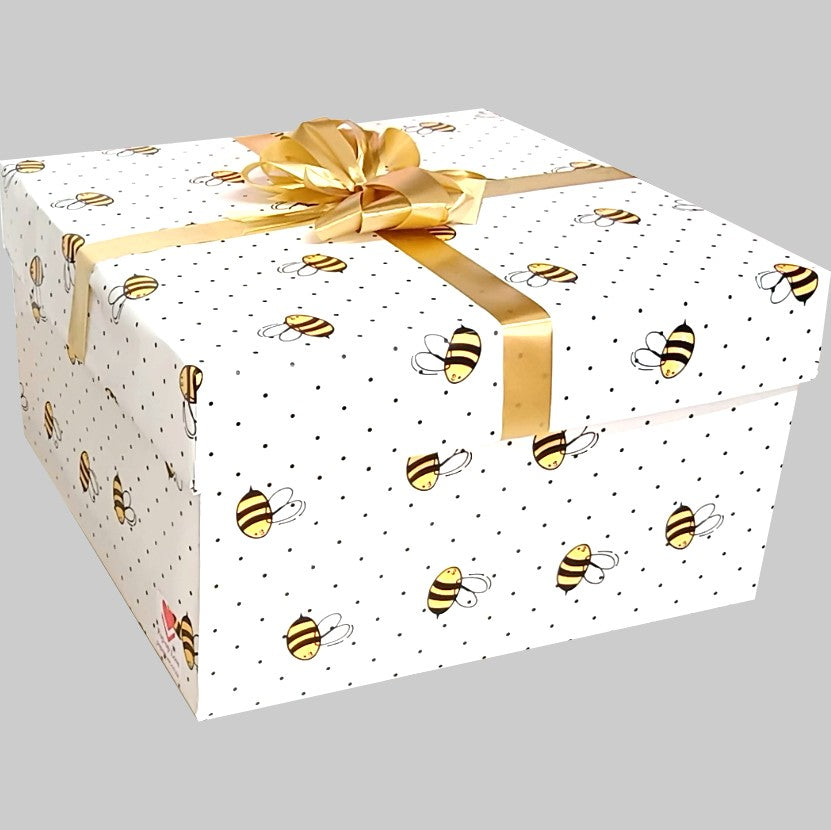 Pop-Up Gifts - White Decorated Square Sweet & Chocolate Explosion Gift Box