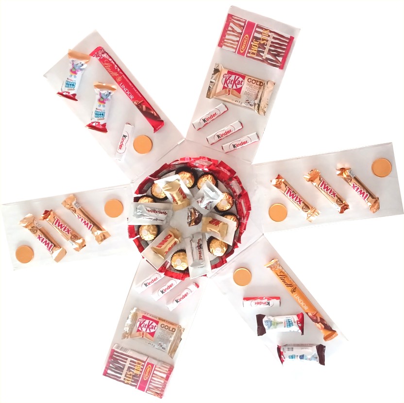 Grandeur Mega Chocolate Tower Explosion Box | Pop-Up Gift Hamper