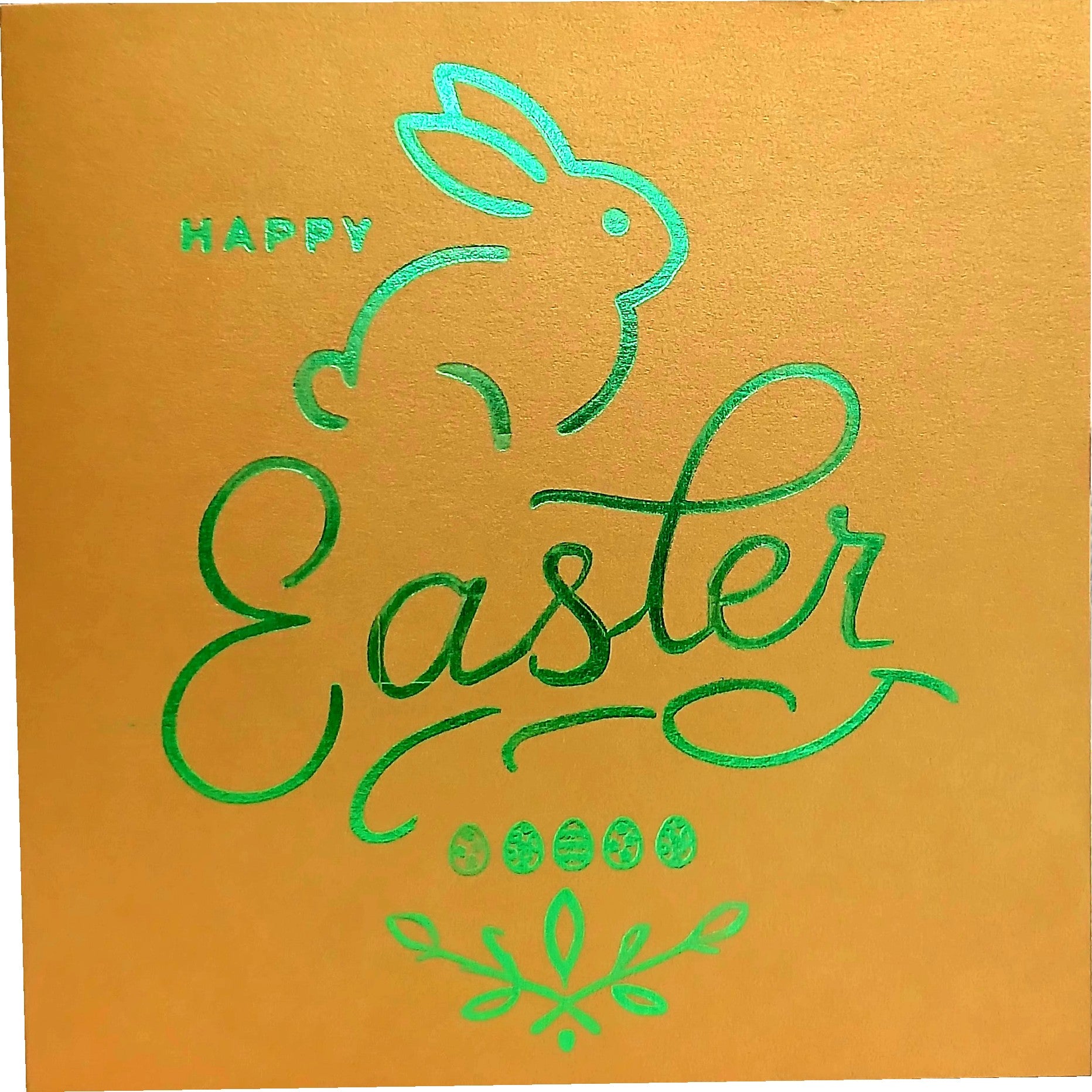 Easter Bunny And Eggs 3D Pop-Up Greetings Card