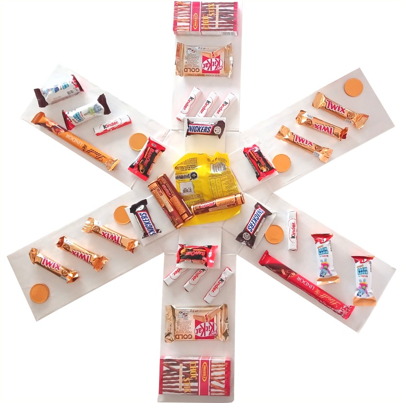 Grandeur | 3-Layer Mega Chocolate Tower Explosion Box | Gift Hamper