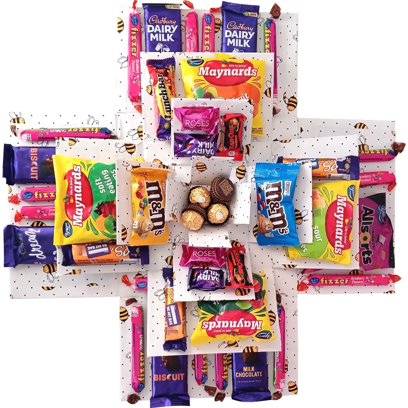 Bees Sweet & Chocolate Explosion Box | Pop-Up Gift Hamper