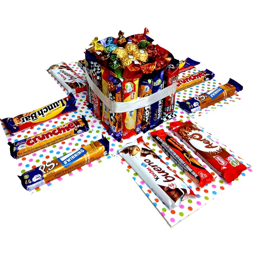 Sweet Symphony 1-Layer Explosion Box | Pop-Up Gift Hamper