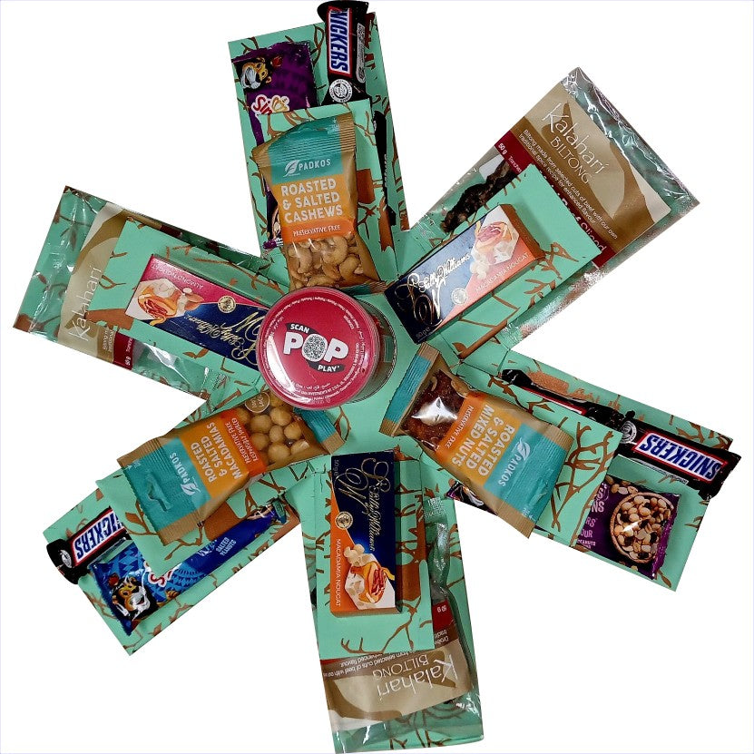 Biltong and Savoury Snacks Explosion Box | Pop-Up Gift Hamper