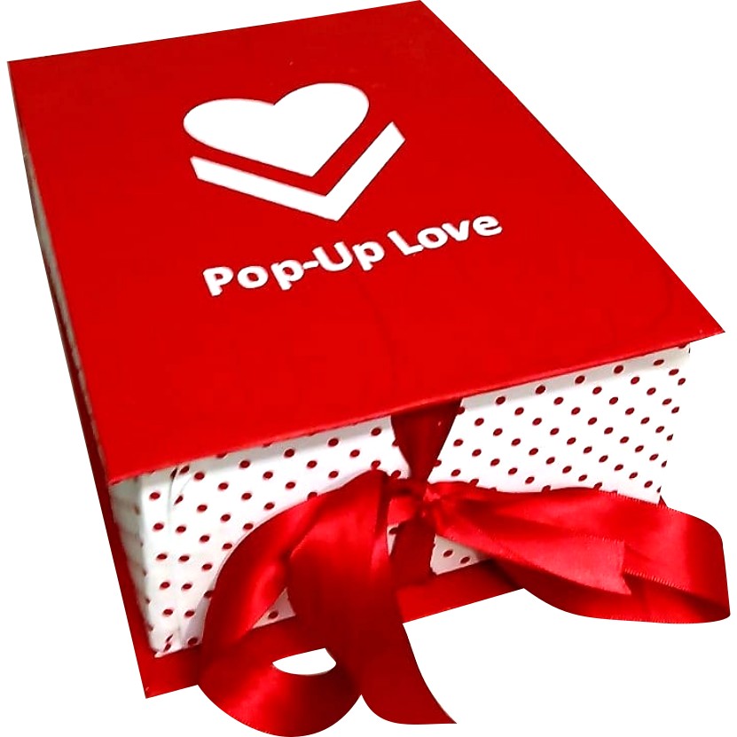Love glow | 3D LED Reveal Gift Hamper |Candle & Comfort | Pop-Up Love