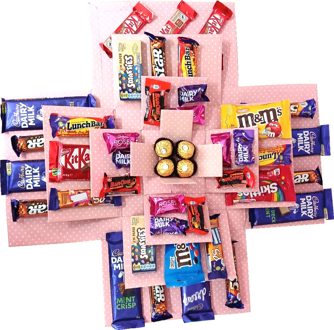 Pop-Up Gifts - Pink Chocolate Explosion Gift Box - Gift Hamper