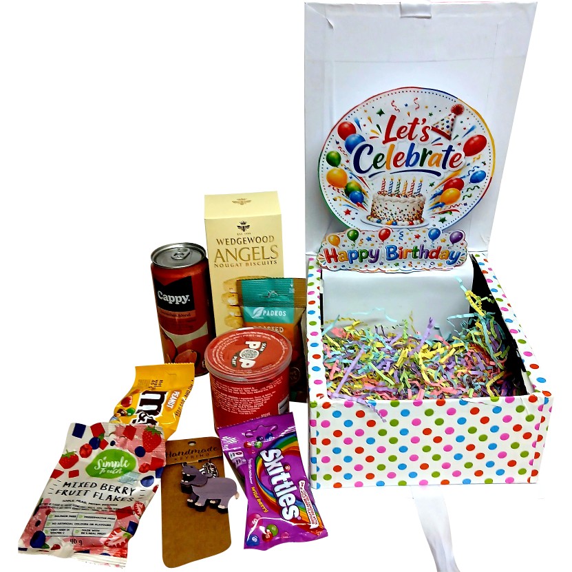 Birthday Glow |3D LED Reveal Gift Hamper| Beverage & Snacks | Pop-Up Love