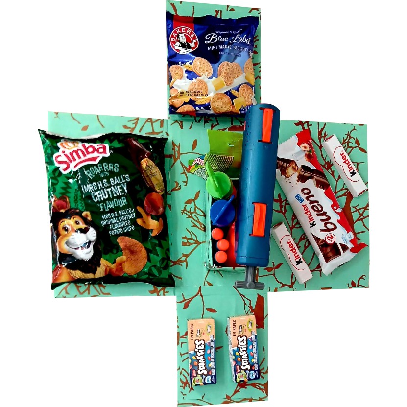 Target Blast |Toy and chocolate gift box | Pop-Up Gift Hamper