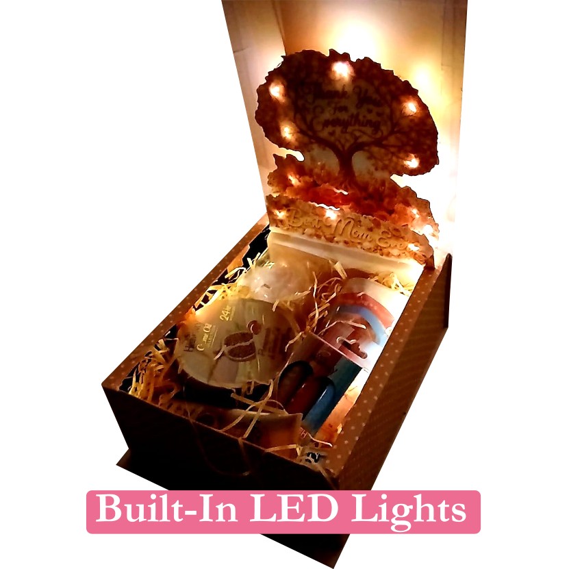 Best Mom Ever 3D LED Reveal Gift Hamper | Pamper & Self Care| Pop-Up Love