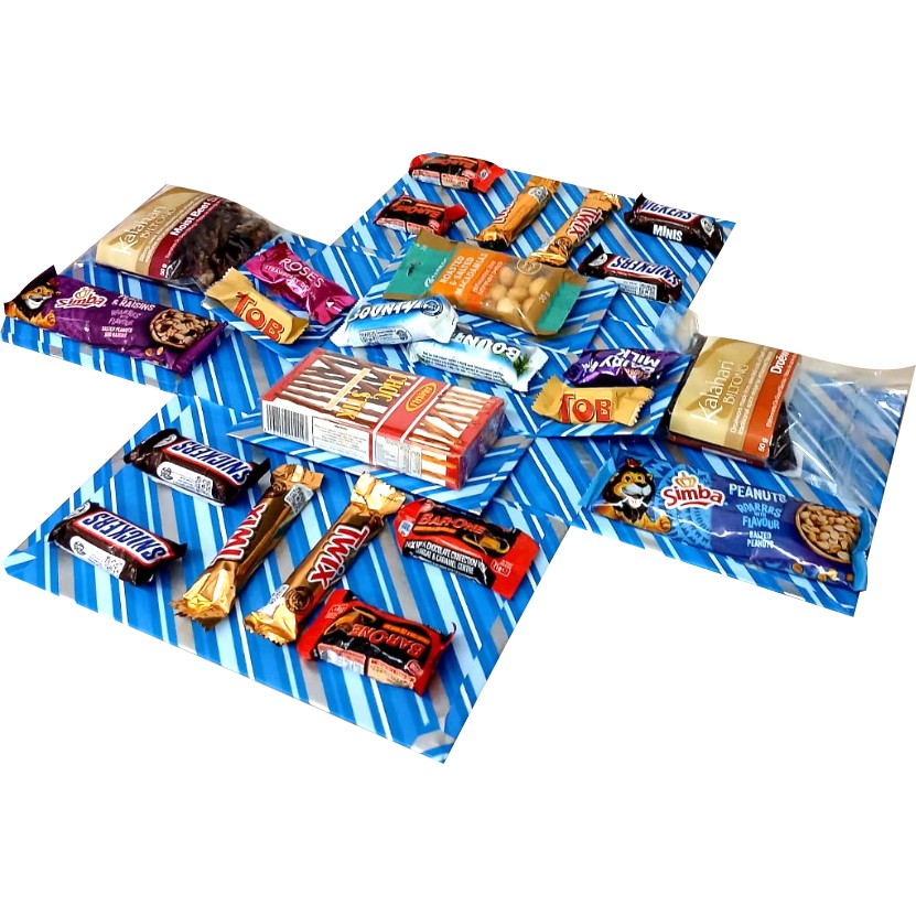 Best Dad Ever | 2-layer Chocolate & Snack Tower Explosion Box | Gift Hamper
