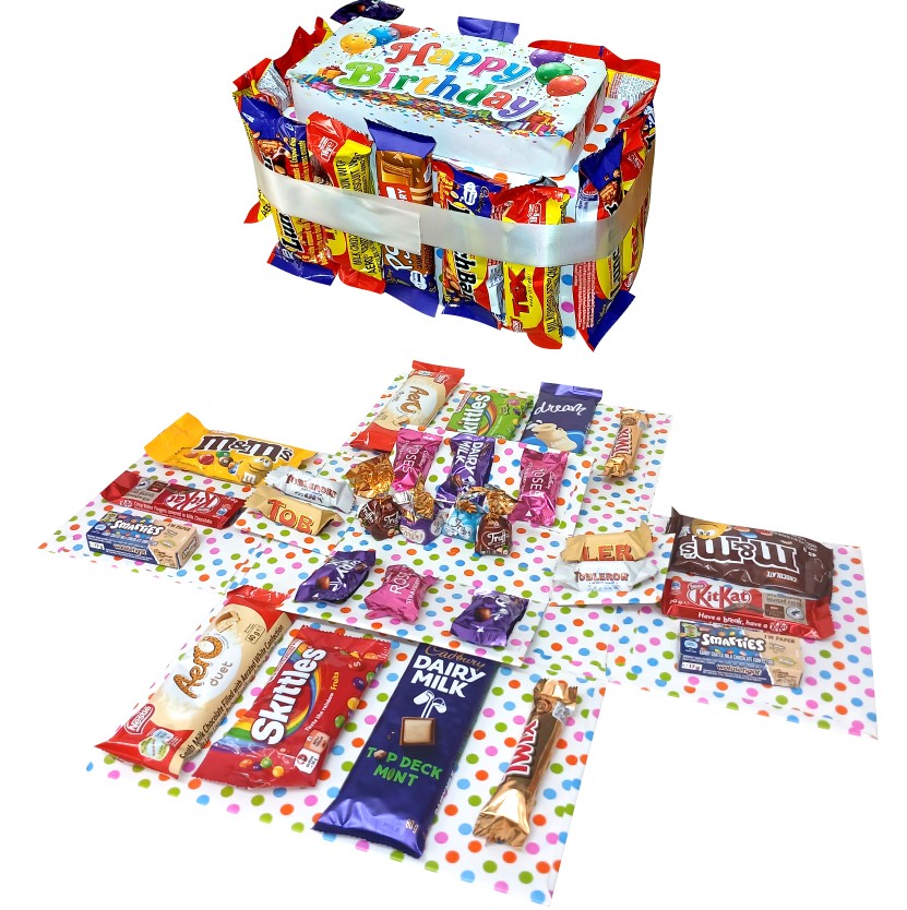 Birthday Blitz | 2-layer Chocolate Tower Explosion Box | Gift Hamper