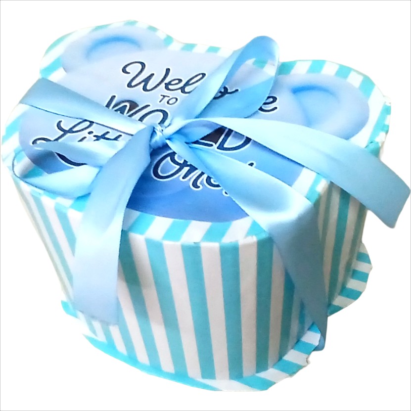 Teddy-Shaped Explosion Box | Baby Boy Shower Gift Hamper | Pop Up Love