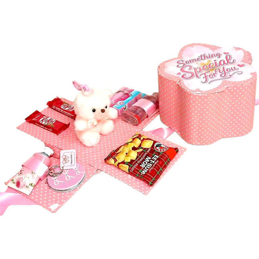 Flower-Shaped Explosion Box | Gift For Her Hamper | Pop Up Love