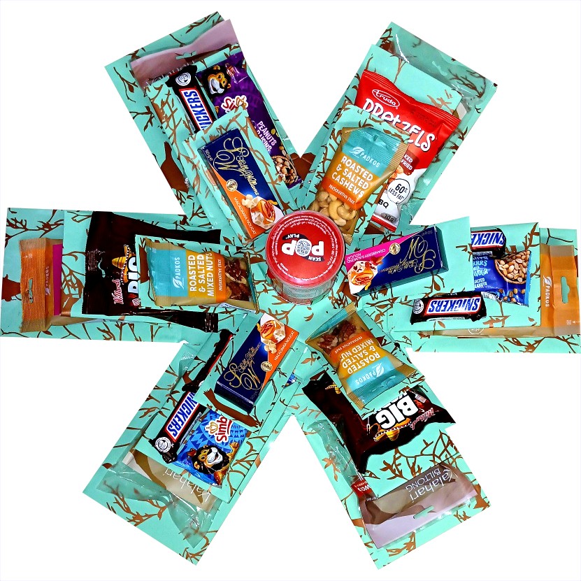 Biltong and Savoury Snacks Explosion Box | Pop-Up Gift Hamper