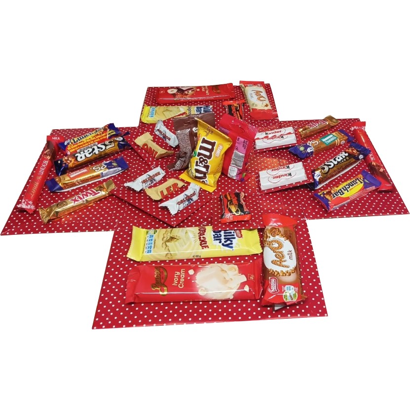 Sweet Popping Heart | 2-Layer Chocolate Tower Explosion Box | Gift Hamper