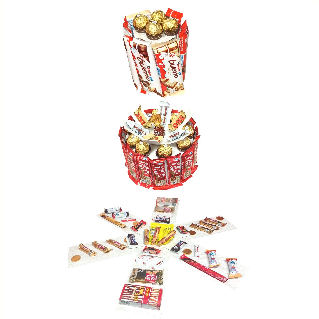 Grandeur | 3-Layer Mega Chocolate Tower Explosion Box | Gift Hamper