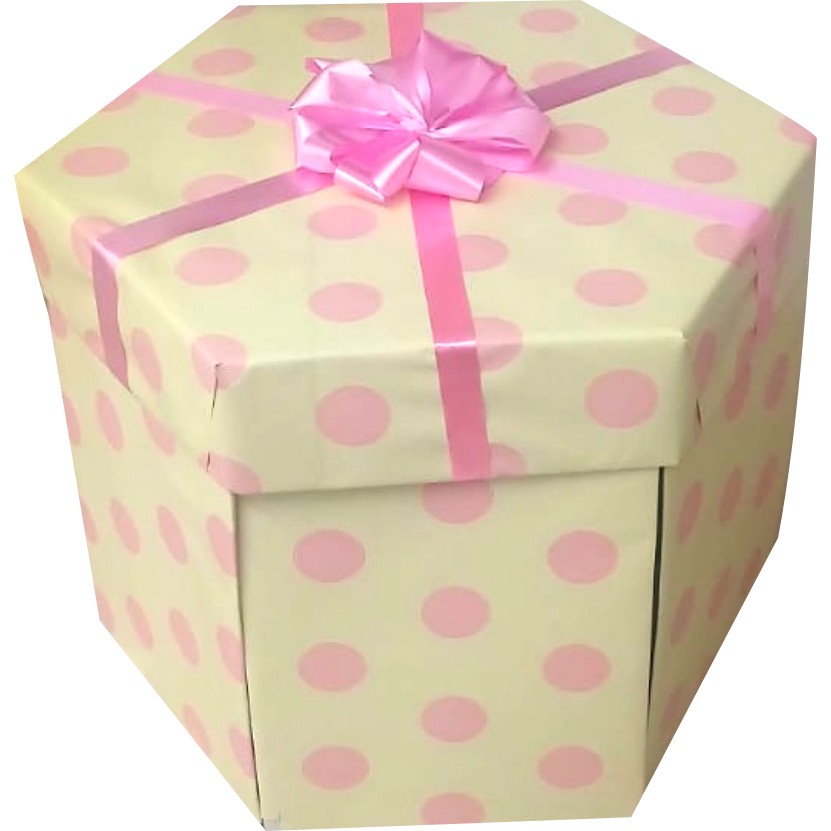 Pink Princess | Nappy Cake Baby Shower Explosion Box | Gift Hamper