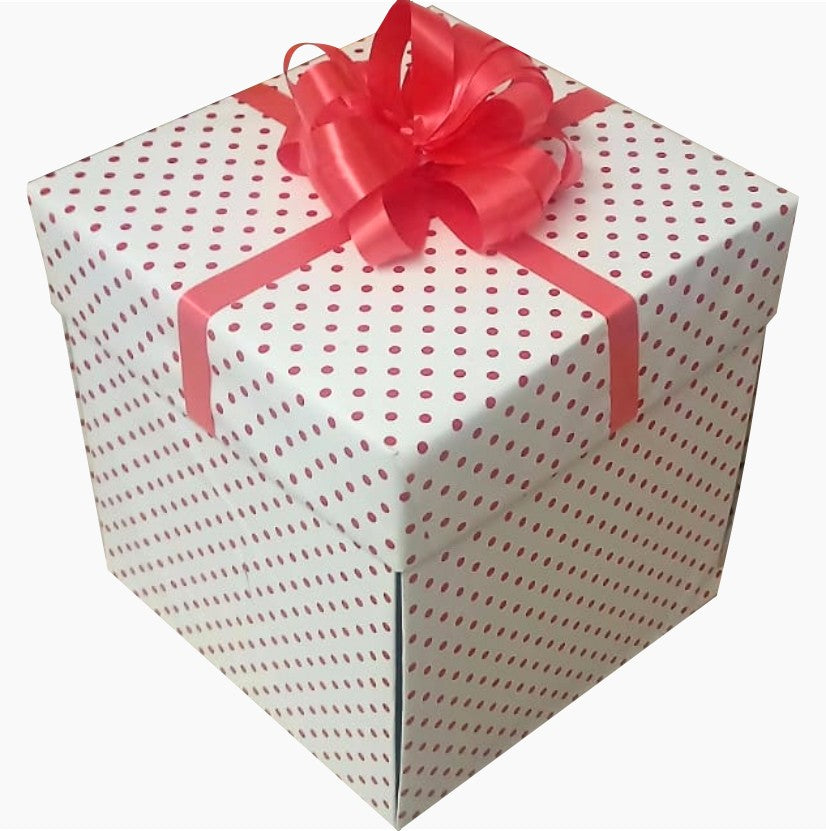 Ruby Reveal | Butterfly, Snack & Teddy Explosion Box |Gift Hamper