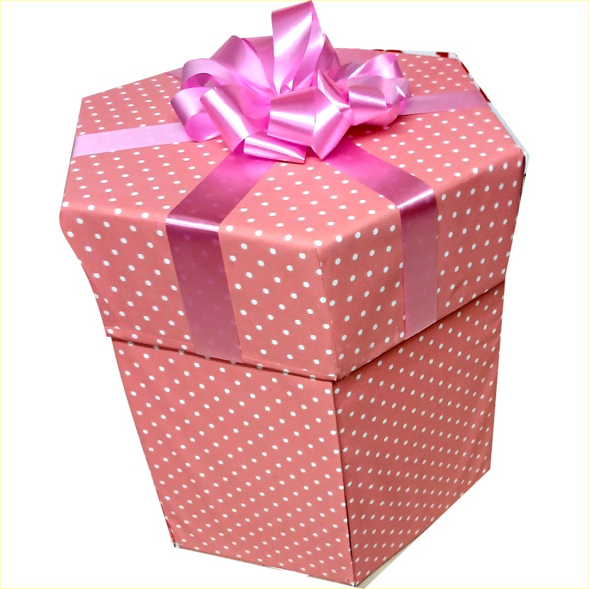 Pink elegance | 2-layer Lux  Chocolate Explosion Box | Pop-Up Gift Hamper