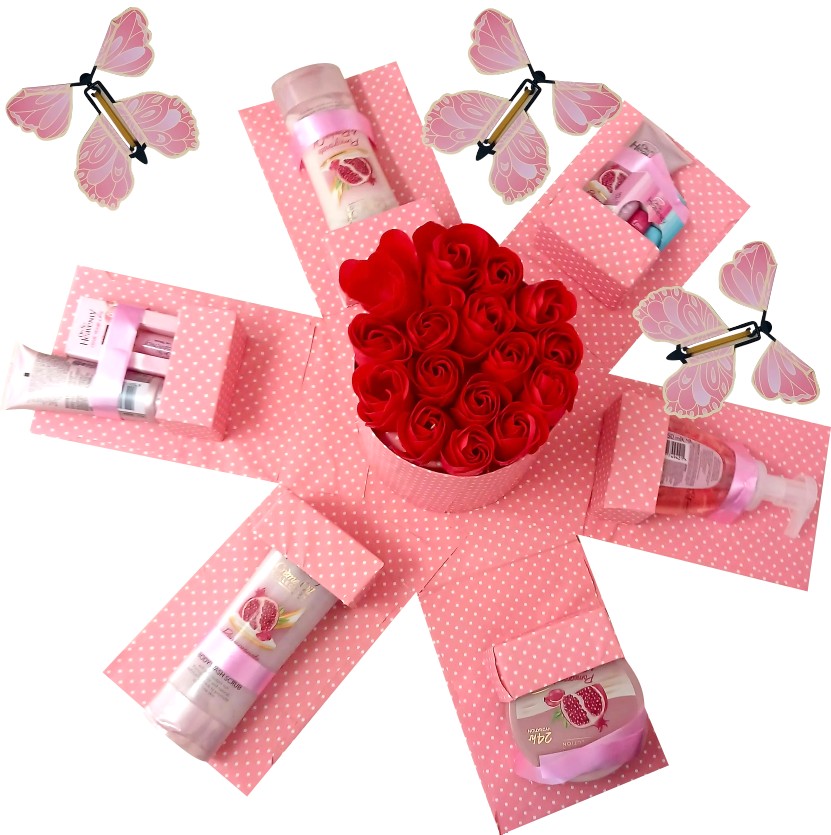 Heavenly Flutter | Butterfly, Bath & Self-Care Explosion Box | Gift Hamper