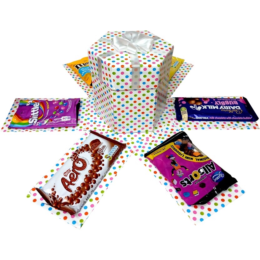 Grand Panorama | 4-layer Chocolate Explosion Box | Pop-Up Gift Hamper