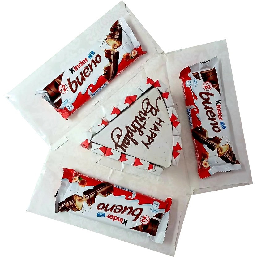 Birthday Slice | Chocolate Only 1-Layer Explosion Box | Pop-Up Love Gift Hamper