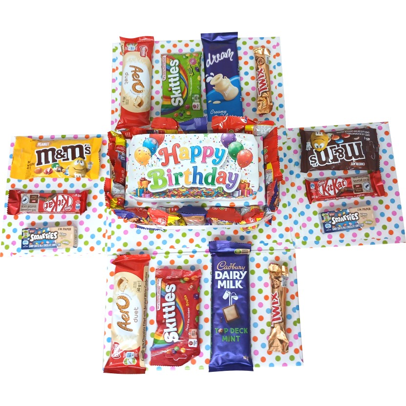 Birthday Blitz 2-layer Chocolate Explosion Box | Pop-Up Gift Hamper