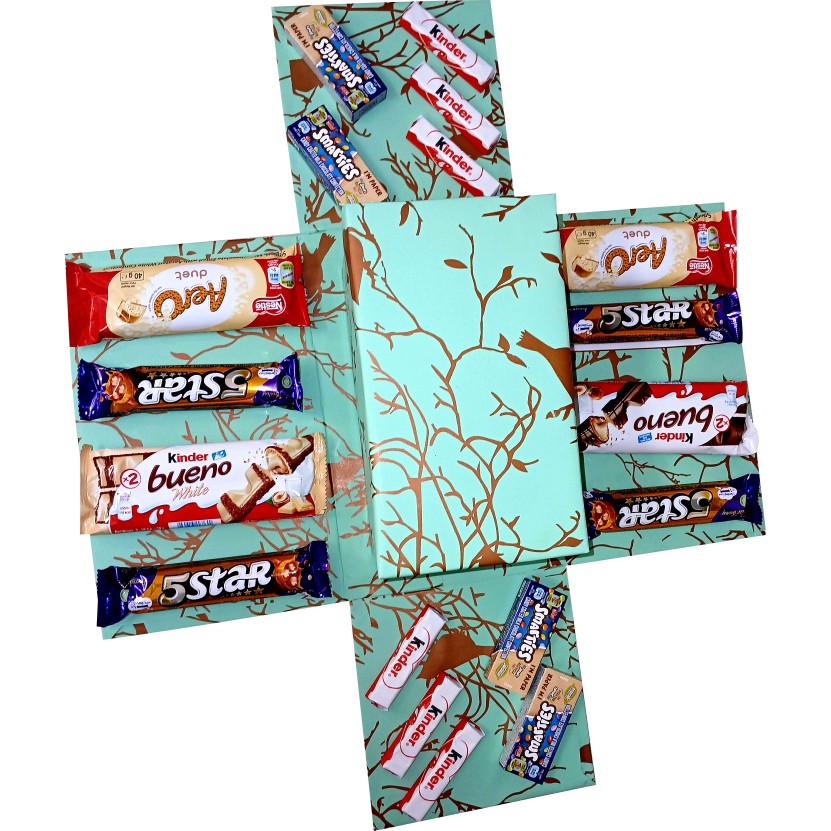 War Chest | 2-layer toy and chocolate Explosion Box | Gift Hamper