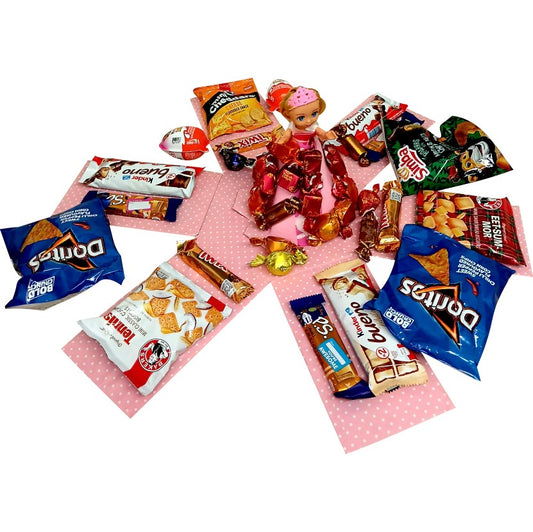 Sweet Princess | 2-layer toy and chocolate gift box | Gift Hamper