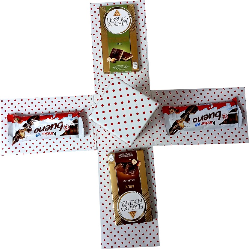 Luxe Love | 2-layer Luxe Chocolate Explosion Box | Pop-Up Gift Hamper