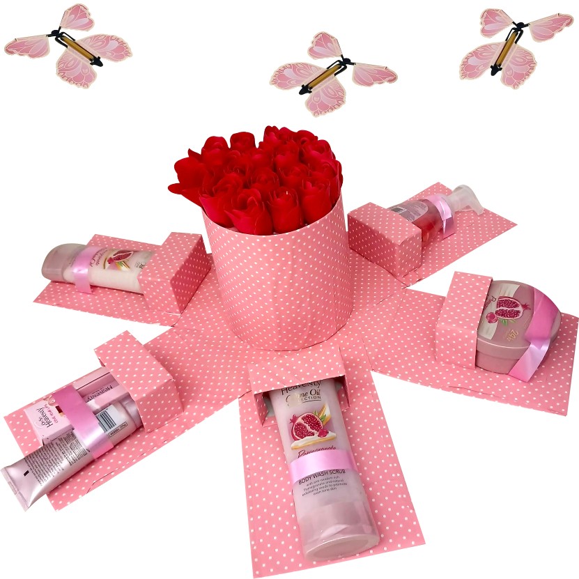 Heavenly Flutter | Butterfly, Bath & Self-Care Explosion Box | Gift Hamper