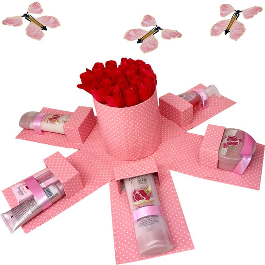 Heavenly Flutter | Butterfly, Bath & Self-Care Explosion Box | Gift Hamper