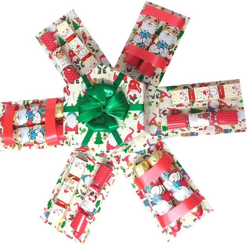 Sweet Christmas 3 Layer Explosion Box | Pop-Up Gift Hamper