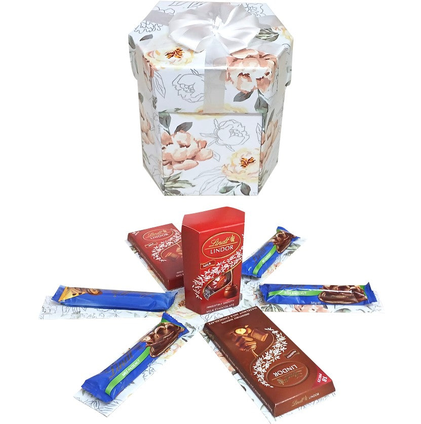 Sweet Swiss Dreams 1-layer chocolate gift box | Pop-Up Gift Hamper