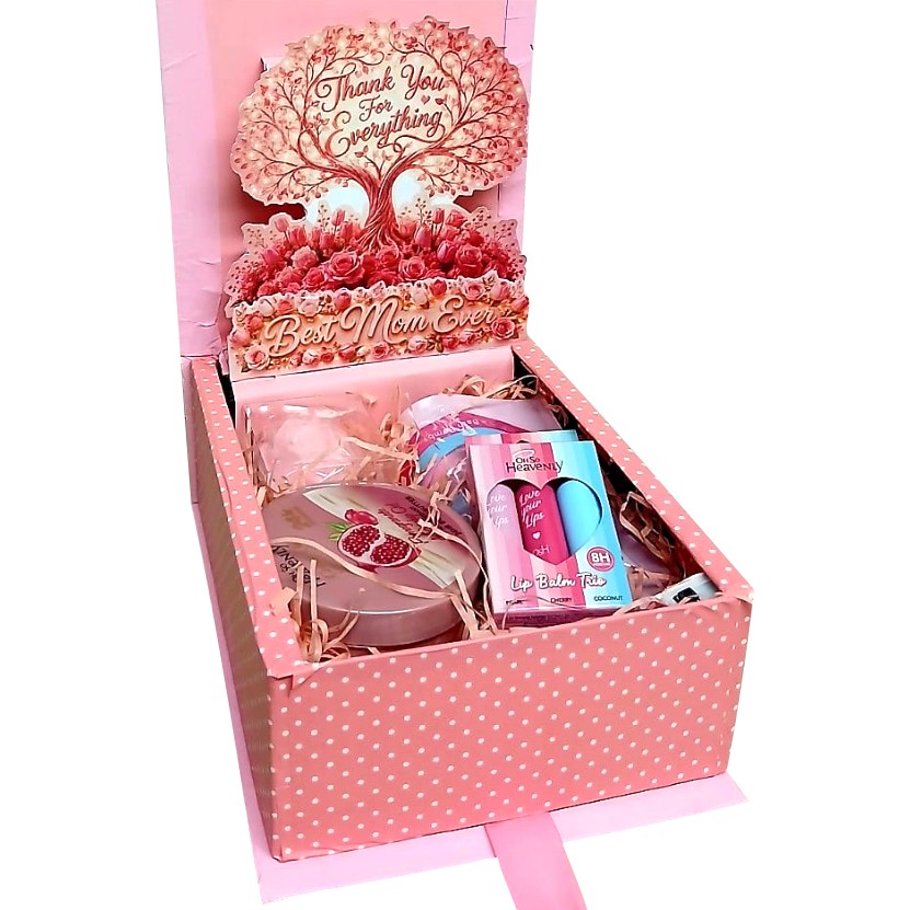 Best Mom Ever 3D LED Reveal Gift Hamper | Pamper & Self Care| Pop-Up Love