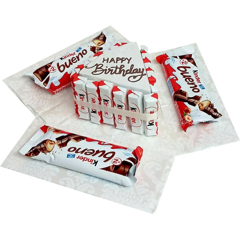 Birthday Slice | Chocolate Only 1-Layer Explosion Box | Pop-Up Love Gift Hamper