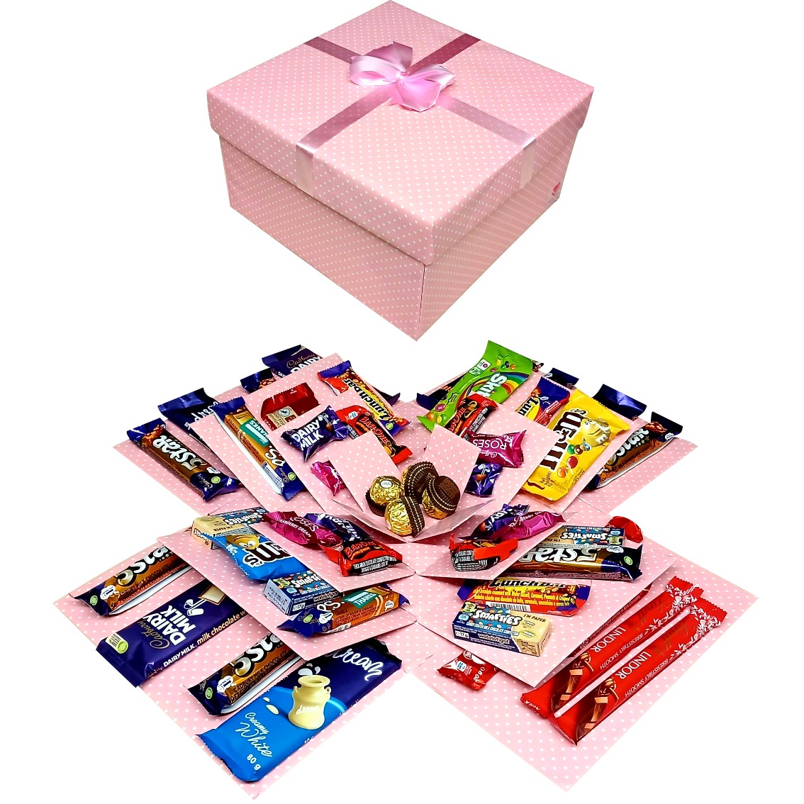 Petal Pop 4-layer Explosion Box | Pop-Up Gift Hamper
