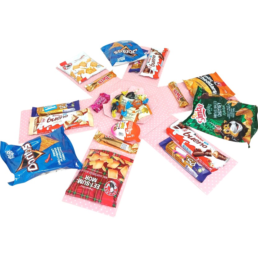 Sweet Mermaid 2-layer toy and chocolate gift box | Pop-Up Gift Hamper