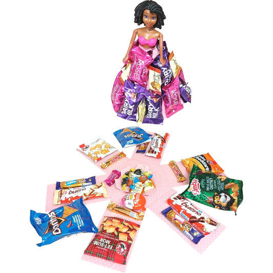 Sweet Mermaid 2-layer toy and chocolate gift box | Pop-Up Gift Hamper