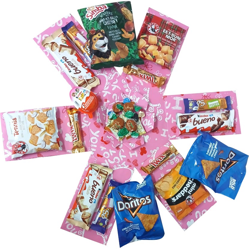 Sweet Princess 2-layer toy and chocolate gift box | Pop-Up Gift Hamper