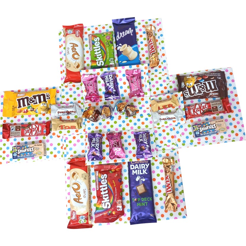 Birthday Blitz 2-layer Chocolate Explosion Box | Pop-Up Gift Hamper
