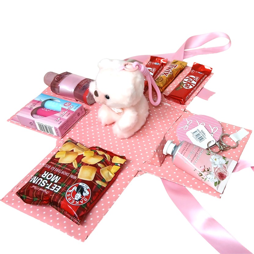 Flower-Shaped Explosion Box | Gift For Her Hamper | Pop Up Love
