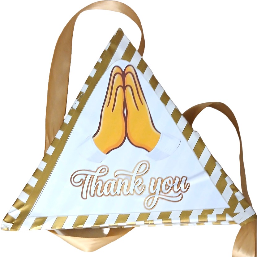 Triangle-Shaped Explosion Box | Thank You Gift Hamper | Pop Up Love