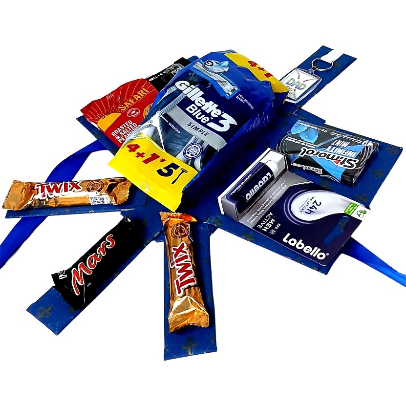 Necktie-Shaped Explosion Box | Gift For Him Hamper | Pop Up Love