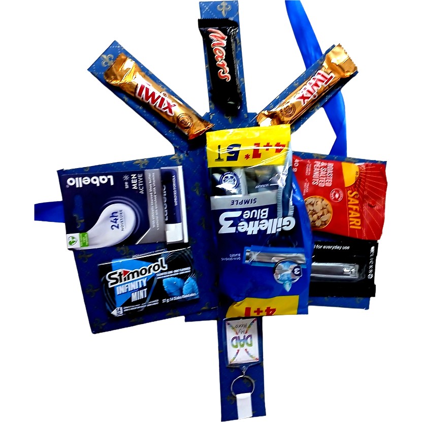 Necktie-Shaped Explosion Box | Gift For Him Hamper | Pop Up Love