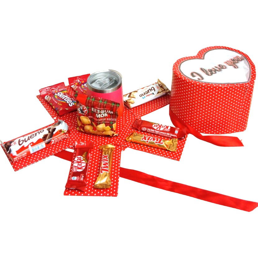 Heart-Shaped Explosion Box | Love Gift Hamper | Pop Up Love