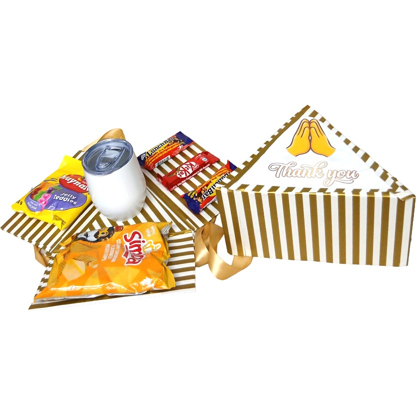 Triangle-Shaped Explosion Box | Thank You Gift Hamper | Pop Up Love