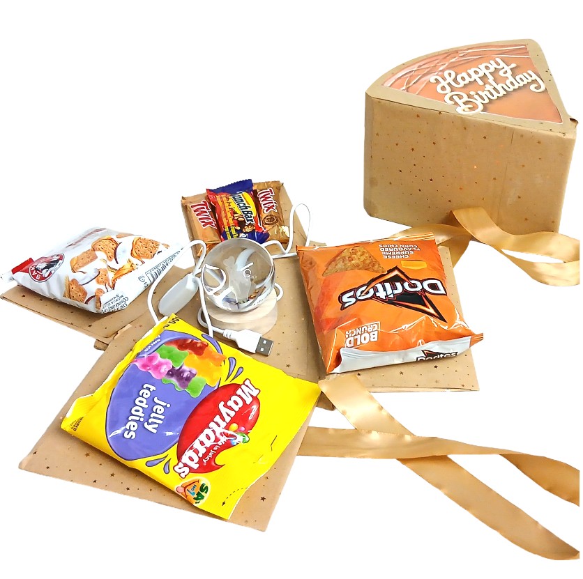 Cake-Shaped Explosion Box | Birthday Gift Hamper | Pop Up Love