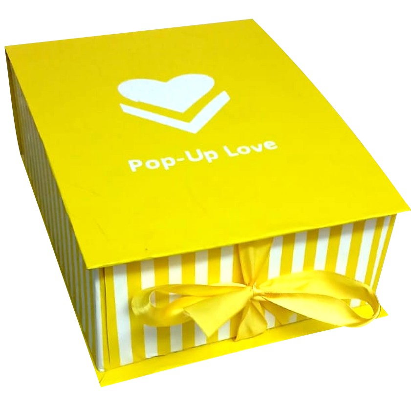 Just Because Glow | 3D LED Reveal Gift Hamper | Mug & Treats | Pop-Up Love